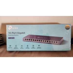 TP-Link‎ TL-SG116 16-Port Gigabit Easy Smart Managed Desktop Switch *BRAND NEW*